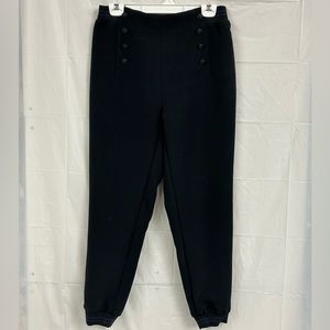 Twik buttoned black business pants. Size LG.